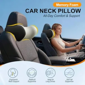 2-Pack Car Memory Foam Neck Pillow