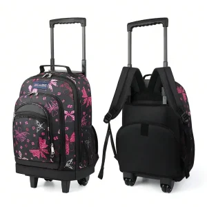 2 In 1 Carry On Travel Rolling Backpack
