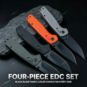 Nylon Fiber Handle Folding Knife with Steel Blade